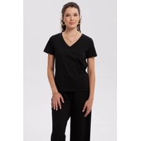 Fashionspark - Polera Mujer Lisa Negro - Vl