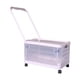 thumbnail image 4 of Caja De Almacenamiento Con Ruedas Y Asa Para Tirar, Plegable, Con Tapa, Transparente, 4 of 5
