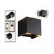 thumbnail image 2 of Foco aplique doble cara ajustable para pared exteriores negro, 2 of 3