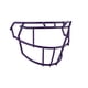 thumbnail image 1 of Máscara Facial Schutt F7-F5 Varsity Morada para Cascos de Fútbol Americano, 1 of 1
