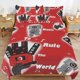 thumbnail image 1 of Skibidi Toilet Bedding Set Duvet Cover Comfortable and Lightweight Cartoon Bedding 3 Piece Bed Set, 1 of 5