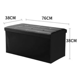 thumbnail image 3 of Puff Baul Silla Plegable Ecocuero Organizador 38cm X 76cm Beige, 3 of 3