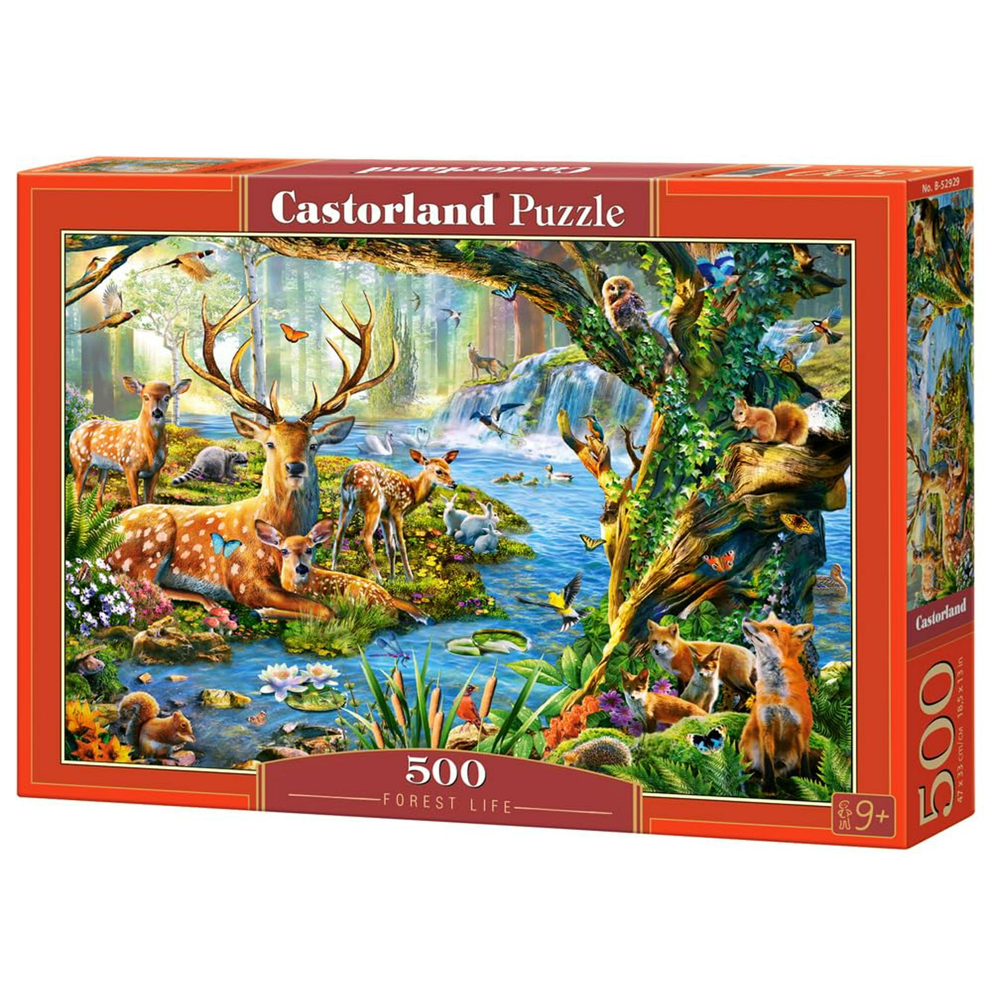 Puzzle Castorland Forest Life 500 Piezas Para Adultos