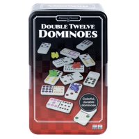 Dominoes Pressman Premium Classics Double Twelve Con Funda De Hojalata