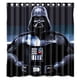 thumbnail image 1 of Cortina de ducha de la película Star Wars, juego de cortinas de baño con ganchos, tamaño 66 x 72 pulgadas, 1 of 3