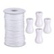 thumbnail image 1 of Cable De Sombra De Elevación Trenzado Blanco De 1,8 Mm 55 Yardas / Rollo Con Colgante De Madera Blanca 4x, 1 of 5