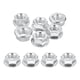 thumbnail image 1 of Uxcell Tuercas de Bloqueo Hexagonales de Brida Serrada M14x1.5mm, 10 Piezas Rosca Fina Métrica Acero al Carbono Antideslizante para Uso Industrial de Fabricación de Maquinaria y Bricolaje, Plata, 1 of 6