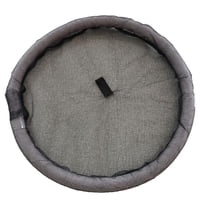 Xusx111 - Plantador De Isla Flotante Para Estanques,Protector De Plantas De Isla Flotante De Barrera De Peces,Anillo De Planta Flotante Redondo Negro,Decoraciones De Estanques Con Características De A