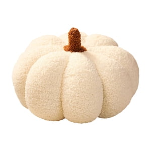 Magideal - Almohadas De Calabaza De Halloween, Bonito Cojín En Forma De 3D, Regalo De Acción De Gracias, Almohada De Peluche Suave Para Sofá, Cama, Decoración De Blanco