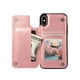 thumbnail image 1 of For IPhone 14 13 12 11 Pro Max XR XS Max SE 2022/2020 7 8 Plus Wallet Case With Card Holder, PU Leather Kickstand Card Slots Case, Double Magnetic Clasp And Durable Shockproof Cover, 1 of 3