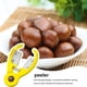 thumbnail image 2 of Pinzas para pelar castañas, pinza multifuncional para castañas, cortador de frutas de doble filo, ahorra esfuerzo, aptas para taro, patatas y castañas., 2 of 7