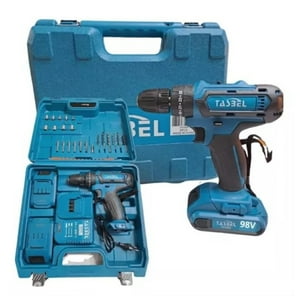 Tasbel - Taladro Inalámbrico 24V Recargable Con 2 Baterías, Potencia Y Movilidad