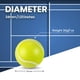 thumbnail image 4 of Pelota de tenis deportiva Trackball Perixx PERIPRO-303 TNB de 3,4 cm, mate, 4 of 6