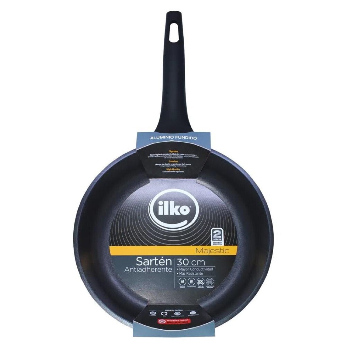 Ilko - Sartén 30 Cm Antiadherente Majestic