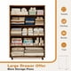 thumbnail image 3 of Armario de 5 cajones con ruedas – Armario de almacenamiento moderno, 3 of 6