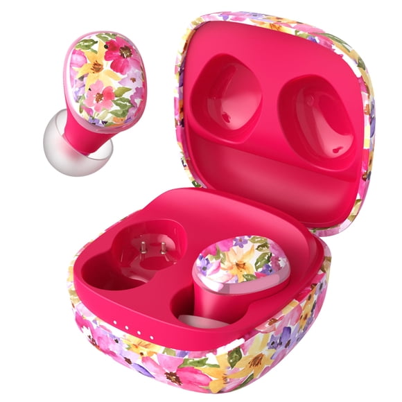 Auriculares True Wireless Groovz Go Essential Floral 26 h
