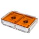 thumbnail image 2 of Porta Barajas Luxe Dominoes 2 Barajas Naranja, 2 of 7