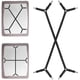 thumbnail image 1 of Sujetadores de sábanas, 2 unidades, ajustables, entrecruzados, con correas, pinzas y tirantes para sábanas y fundas de colchón., 1 of 7