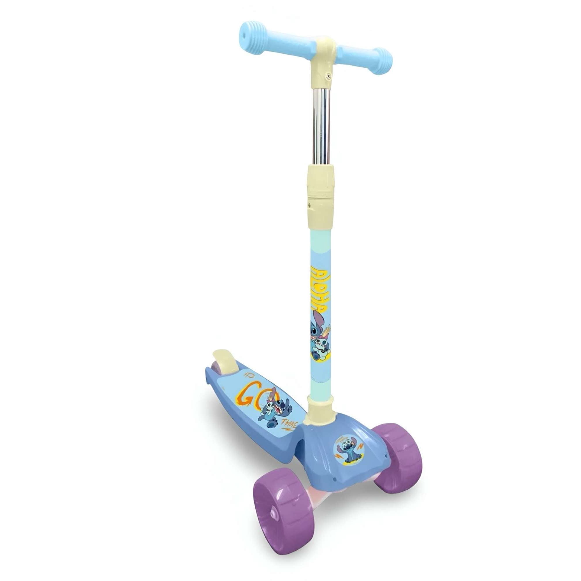 Genérico - Scooter Diseño Stich Niñas Plegable