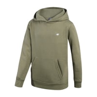 Sudadera Con Capucha New Balance De Forro Polar De Algodón Suave Para Niños Olive 8