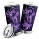 thumbnail image 1 of 1pc 20oz Purple Butterfly Tumbler Cup With Lid, Stainless Steel Double Wall Vacuum Thermos Insulated Travel Coffee Mug, 1 of 2
