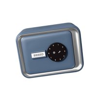 Bothyi - Hucha Con Contraseña Y Huella Dactilar, Creativa, De Gran Capacidad, Para Fiestas, Color Azul