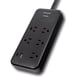 thumbnail image 3 of Protector Philips 5 Enchufes 6ft USBA USBC 1875W Negro, 3 of 3