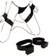thumbnail image 1 of 2pcs Set BDSM Restraints Bondage Set Wrist Thigh Cuffs Tied Down, Sex Toy Adjustable Handcuffs Leg Straps Sexy Beginner Kit For Adult Couples SM Games, 1 of 2