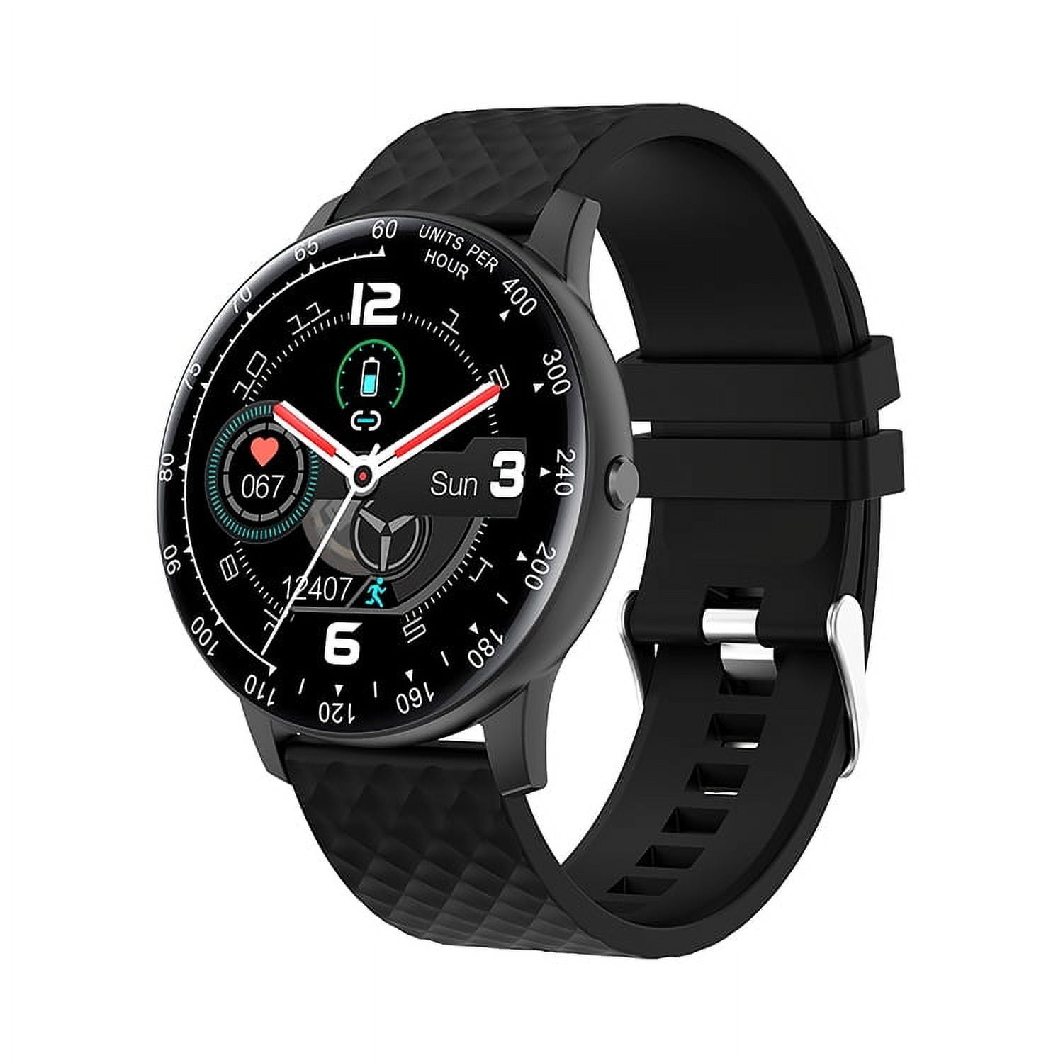 Castletec - Smartwatch Reloj Inteligente Bluetooth H30 Full Touch - Negro