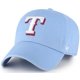 thumbnail image 1 of Gorra MLB 47 Brand Texas Rangers azul Columbia, talla única y ajustable, 1 of 3