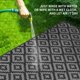 thumbnail image 4 of Alfombra exterior de plástico Kalafun 183x274 cm Negro Gris, 4 of 7