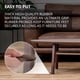 thumbnail image 5 of Niveladores para muebles X-Protector, 16 piezas, cuñas de goma de 5 cm, 5 of 6