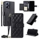 thumbnail image 1 of Funda tipo billetera FOXDOCK para Xiaomi Redmi Note 12 Pro 5G – Tapa abatible con correa para mujer, 1 of 5