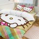 thumbnail image 1 of Hello Kitty 3-Piece Twin Bed Set - Includes 1 Single Comforter And 2 Pillowcases Bedding - Fade Resistant Microfiber - Hello Kitty, 1 of 4