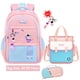 thumbnail image 1 of NEW Nylon Backpack Child Girl Boy Cartoon Back Bag Elementary Student School Bags Set Waterproof Lightweight Kids Book Bag, 1 of 3
