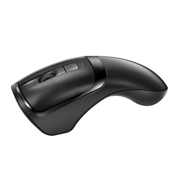 Escáner de Códigos de Barras Inalámbrico y Mouse 2 en 1 THARO 2D Negro