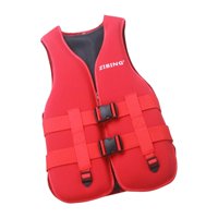 Magideal - Chaleco Salvavidas Boya De Ayuda Chaleco Salvavidas A La Deriva Ajustable Para Kayak Canotaje Surf Rojo S