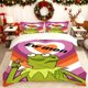 thumbnail image 1 of Featuring a Praying Frog Print Duvet Cover Set Includes Bedding Essentials Such As a Duvet Cover And Pillowcases Soft And Comfortable Perfect for Use in Family, 1 of 1
