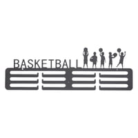 Magideal - Colgador De Exhibición De Medallas, Estante De Almacenamiento De Medallas, Estante De Hierro Para Deportes, Estante De Exhibición De Medallas Deportiv Baloncesto Juvenil