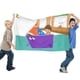 thumbnail image 2 of Charlie y las Formas Bandera impresa con temática, regalo perfecto para fanáticos, amigos y familiares, y adecuada para actividades al aire libre e interiores, decoraciones de fiesta. 120*180CM, 2 of 6