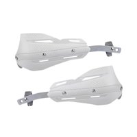 Magideal - 2 Protectores De Manos De Aleación De Aluminio Para Motocicletas Todoterreno, Equipo Universal Multiusos Para Quads, Scooters Y Vehículos Todo Terreno Blanco