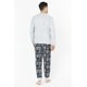 thumbnail image 2 of Pijama Hombre Polar Simpson Gris Melange Talla XXL, 2 of 4