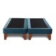 thumbnail image 1 of Base Cama Europea Zen Tela Azul 2 Plazas, 1 of 3