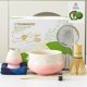 thumbnail image 1 of Juego de batidores para matcha TEANAGOO, cuenco de cerámica rosa, 560 ml, 7 unidades, 1 of 9