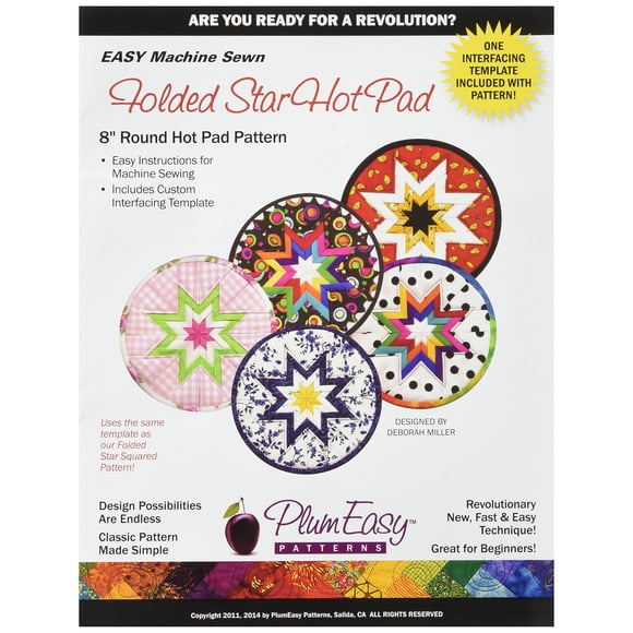 Base para olla PlumEasy Patterns Rounded Folded Star PEP101