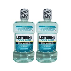 Pack 2 Enjuague Bucal Listerine 1L Cool Mint Protección Oral