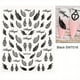 thumbnail image 1 of Bronzing Nail Stickers, Angel Wings Star Moon Necklace Nail Decals, Polished Sliver Golden Pattern Manicure Accessories, 1 of 3