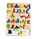 thumbnail image 5 of Juego De Rompecabezas De Madera Tablero De Rompecabezas De Alfabeto árabe Colorido Para Niños Pequeños C, 5 of 5