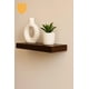 thumbnail image 3 of 2 Repisa Flotante Dormitorio Baño Estantes Pared Mdf 40x15cm marron, 3 of 10