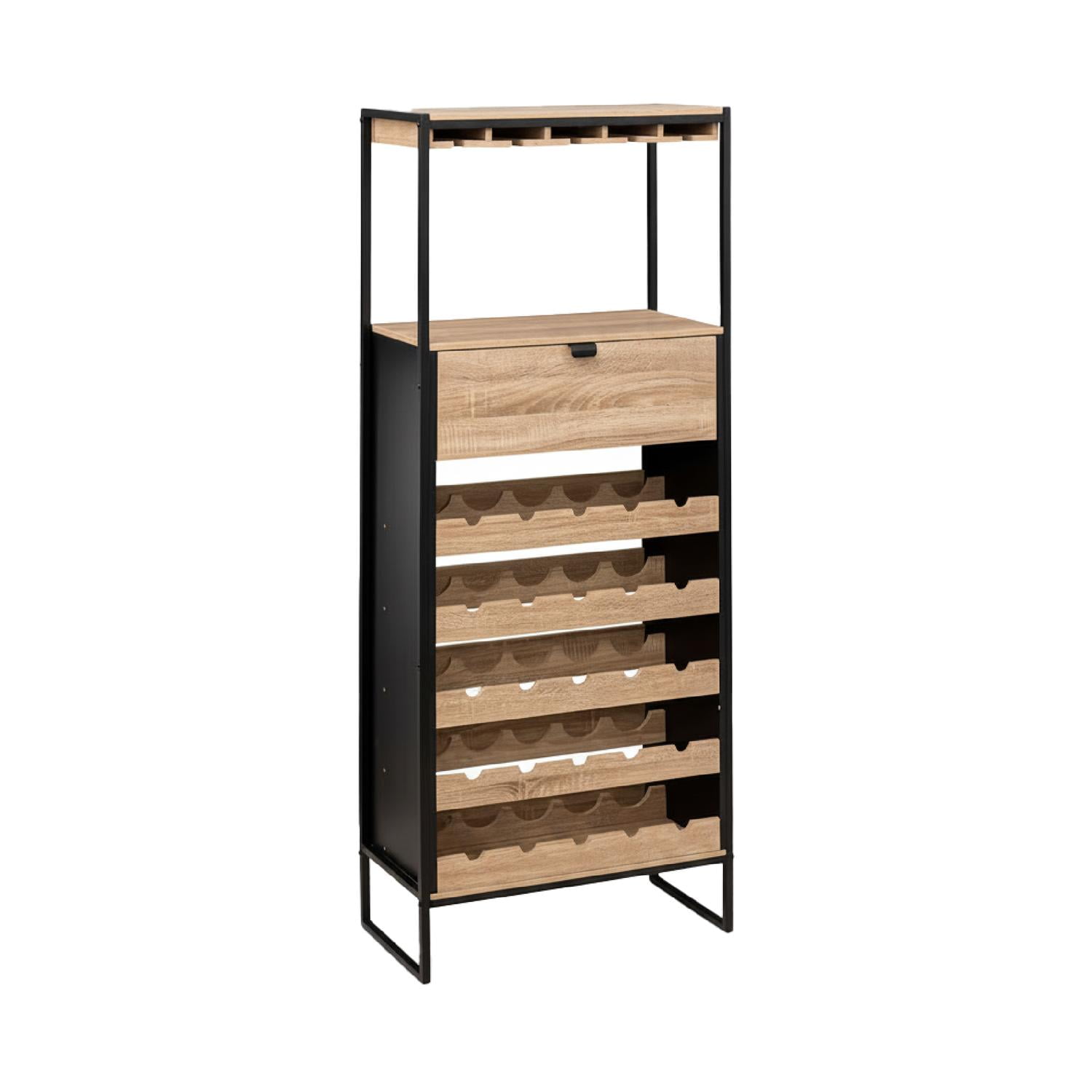 Mueble Bar Cava Con Soporte Para 25 Botellas Aliaj 5five